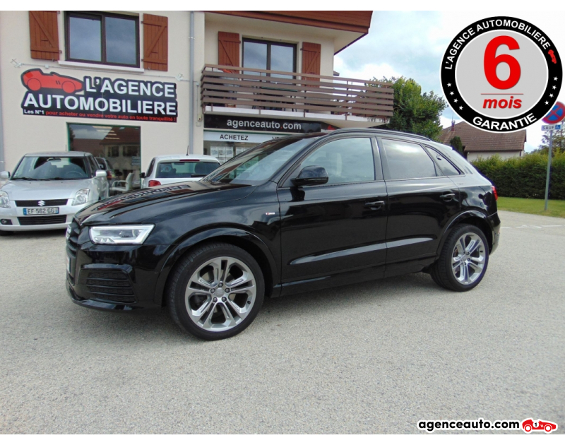 Achat voiture occasion, Auto occasion pas cher | Agence Auto Audi Q3 2.0 TDI 150 CH AMBITION S-LINE QUATTRO BLACK EDITION Violet Année 2016 Automatique Diesel